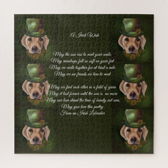 Quebra-cabeça Poesia do Labrador Retriever  (Vertical)