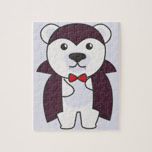 Quebra-cabeça Polar Bear Halloween Crianças do Diabo Justo Vampi