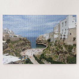 Quebra-cabeça Polignano uma praia da cidade da égua em Puglia
