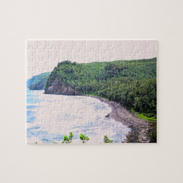 Quebra-cabeça Pololu Beach Hawaii - 8x10 - 110 pcs. (Horizontal)