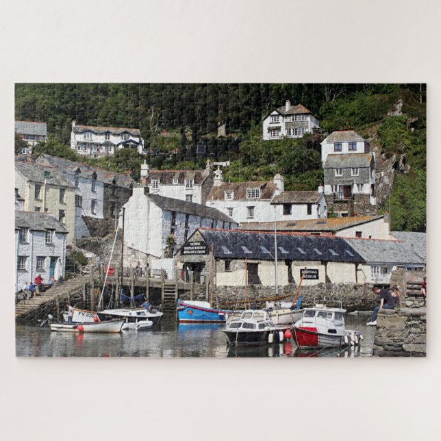 Quebra-cabeça Polperro, Cornwall, Inglaterra (Horizontal)