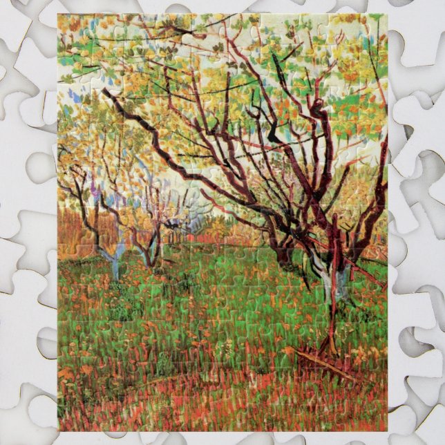 Quebra-cabeça Pomar em Flor por Vincent van Gogh (Criador carregado)