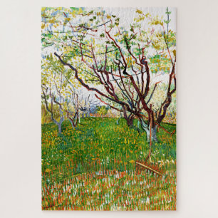 Quebra-cabeça Pomar Flor (1888) Vincent Van Gogh