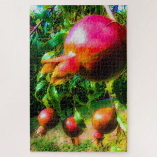 Quebra-cabeça Pomegranatos na árvore