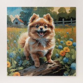 Quebra-cabeça Pomerânia Jogada, Inspirada na Natureza