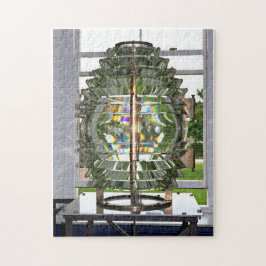 Quebra-cabeça Pomham balança a lente de Fresnel do farol, Rhode