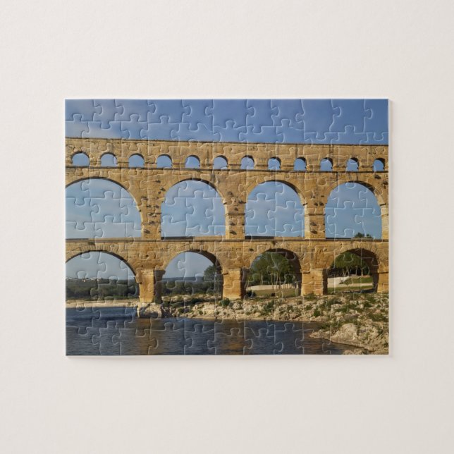Quebra-cabeça Pont du Gard, Gard, Languedoc Roussillon, França (Horizontal)