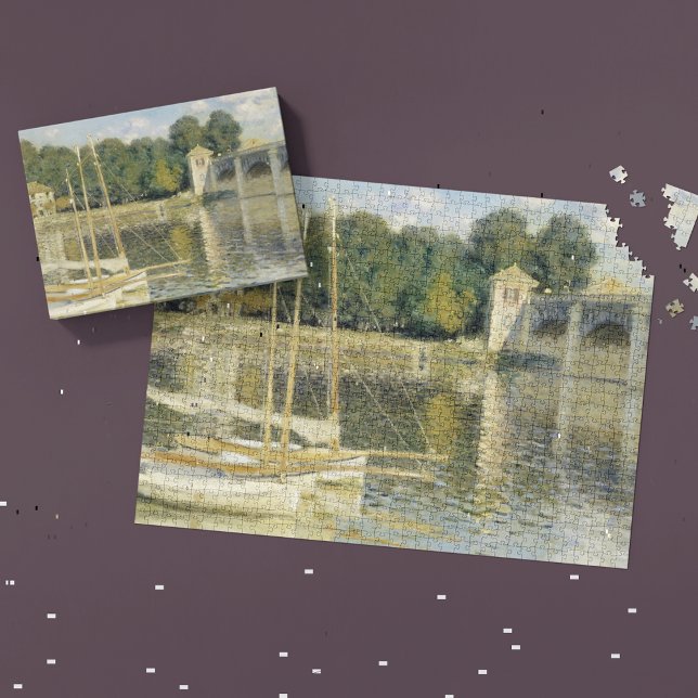 Quebra-cabeça Ponte Argenteuil de Claude Monet (1874) (Criador carregado)