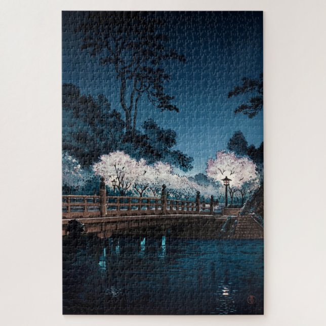 Quebra-cabeça Ponte Benkei por Tsuchiya Koitsu (Vertical)