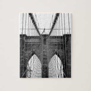 Quebra-cabeça Ponte Black White Brooklyn Nova York