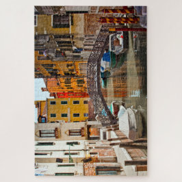 Quebra-cabeça Ponte Canal de Veneza Boats Itália Viagem Europa