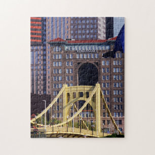 Quebra-cabeça Ponte Clemente Pittsburgh arranha-céus Dia de Ver