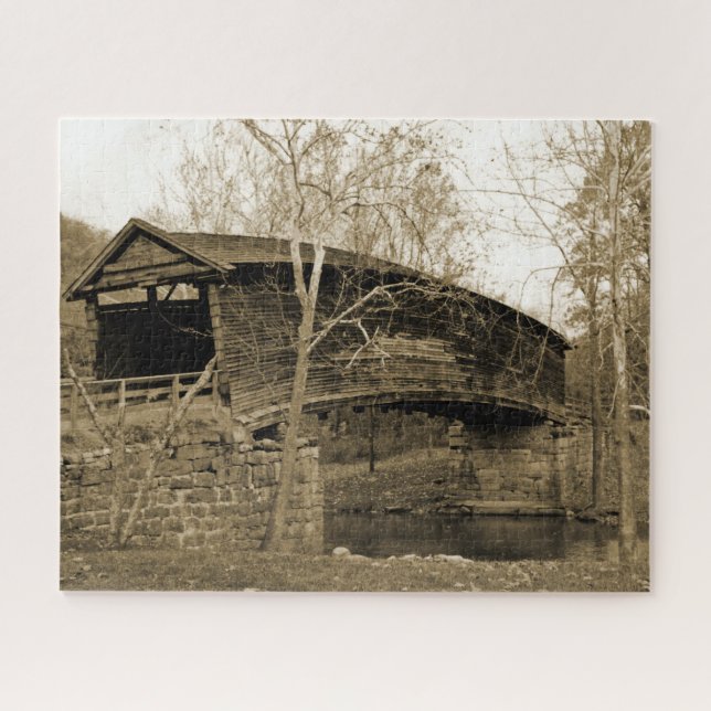 Quebra-cabeça Ponte Coberta (Horizontal)