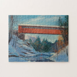 Quebra-cabeça Ponte coberta de Vermont