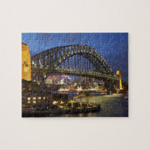 Quebra-cabeça Ponte da Baía de Sydney e Park Hyatt Sydney Hotel