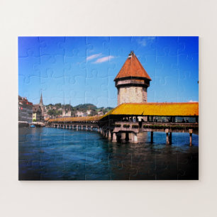 Quebra-cabeça Ponte da Capela Suiça de Lucerne