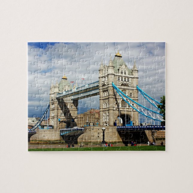 Quebra-cabeça Ponte da Torre Londres. (Horizontal)