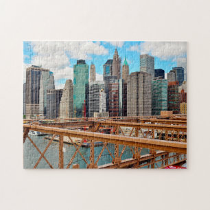 Quebra-cabeça Ponte de Brooklyn Nova York.