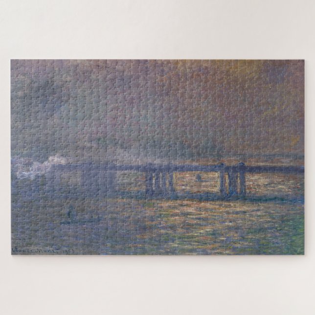 Quebra-cabeça Ponte de Charing Cross (1903) – Claude Monet (Horizontal)