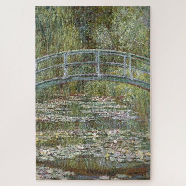 Quebra-cabeça Ponte de Claude Monet sobre o Lago de Lírios 1899 (Vertical)