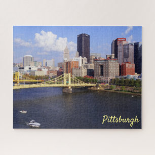 Quebra-cabeça Ponte de Clemente do rio de Allegheny da skyline
