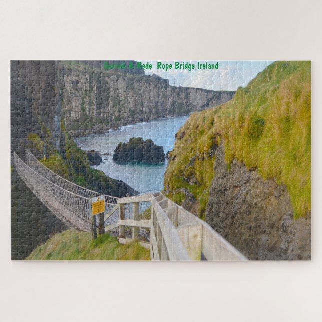 Quebra-cabeça Ponte de Corda Carrick-A-Rede Irlanda (Horizontal)