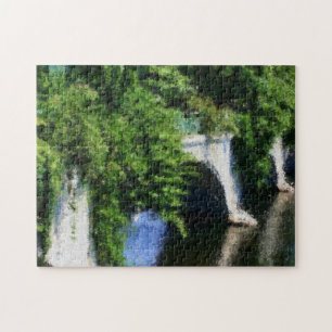 Quebra-cabeça Ponte de Flores Impressionista Fotografia