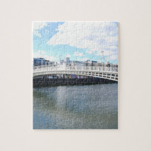 Quebra-cabeça Ponte de Liffey - ponte do halfpenny