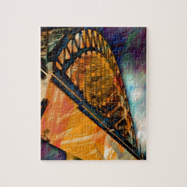 Quebra-cabeça Ponte de Newcastle Tyne (Vertical)