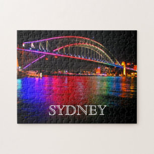 Quebra-cabeça ponte de porto vívido sydney