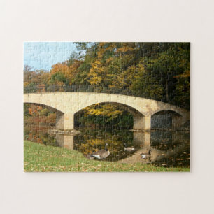 Quebra-cabeça Ponte do arco-íris em queda livre no Grove City Co