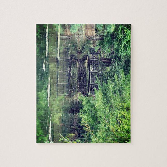 Quebra-cabeça Ponte e água (Vertical)