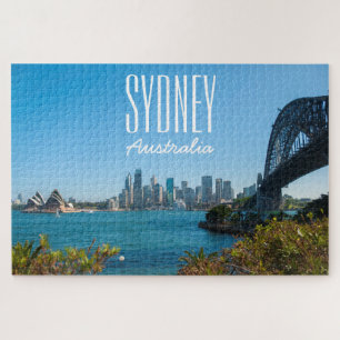 Quebra-cabeça Ponte e Opera House de Sydney Harbor, 1014 peças
