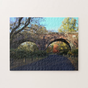 Quebra-cabeça Ponte em Arco no Puzzle de Outono