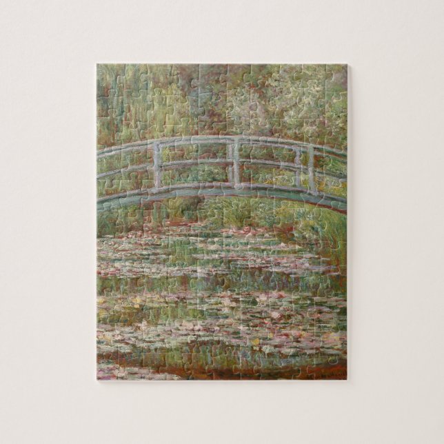Quebra-cabeça Ponte Japonesa Francesa de Monet Arte (Vertical)