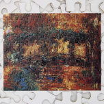 Quebra-cabeça Ponte Japonesa por Claude Monet, Vintage Fine Art<br><div class="desc">A ponte japonesa (1919-1924), de Claude Monet, é uma pintura típica de arte impressionista vintage, em tons de aquecimento de uma bela noite de outono. Parte de uma série de pinturas de passarela japonesa que Monet pintou em seus jardins de primavera em Giverny, França. Sobre o artista: Claude Monet (1840-1926)...</div>