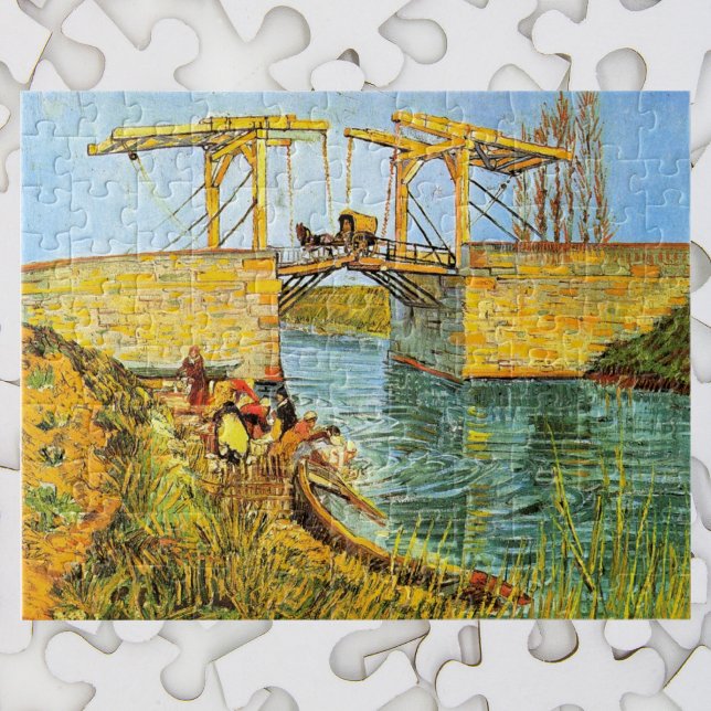 Quebra-cabeça Ponte Langlois em Arles por Vincent van Gogh (Criador carregado)