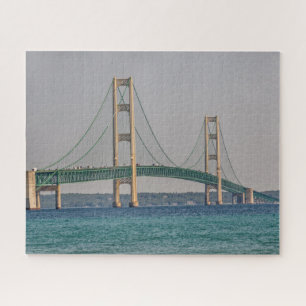 Quebra-cabeça Ponte Majestosa Mackinac do Michigan