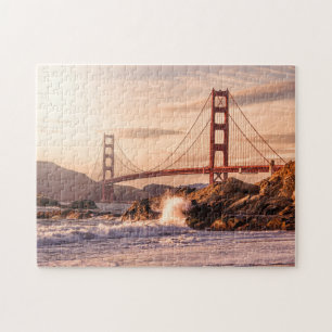 Quebra-cabeça Ponte ouro de Portão de Baker Beach
