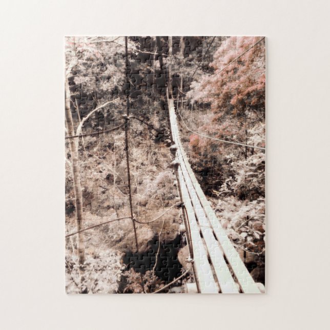Quebra-cabeça ponte pendurada (Vertical)