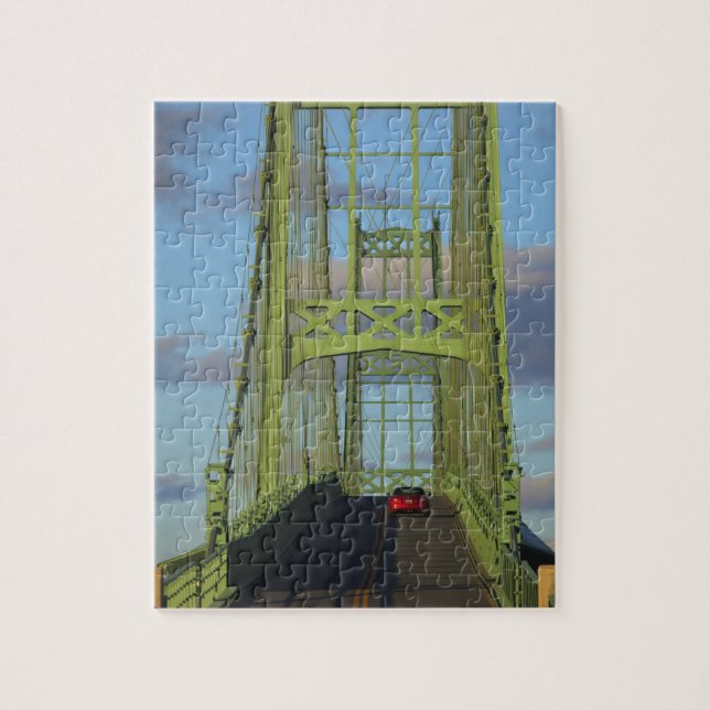 Quebra-cabeça Ponte pênsil para Little Deer Isle (Vertical)