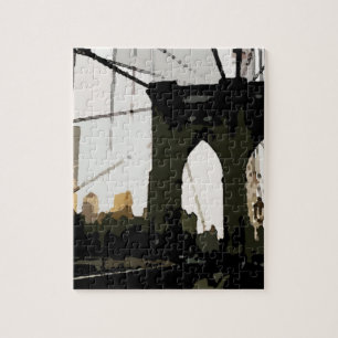 Quebra-cabeça Ponte Pop Art Brooklyn