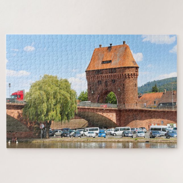 Quebra-cabeça Ponte principal, Miltenberg, Alemanha (Horizontal)