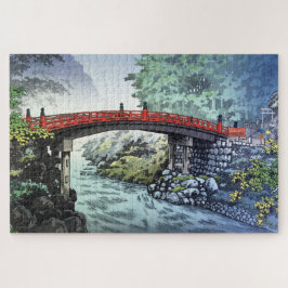 Quebra-cabeça Ponte Shinkyo em Nikko por Tsuchiya Koitsu