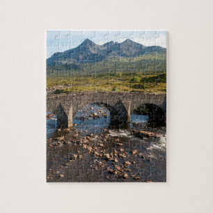 Quebra-cabeça Ponte Sligachan, ilha de Skye, Escócia