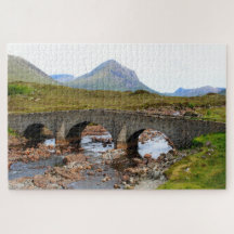 Ponte Sligachan, ilha de Skye, Escócia