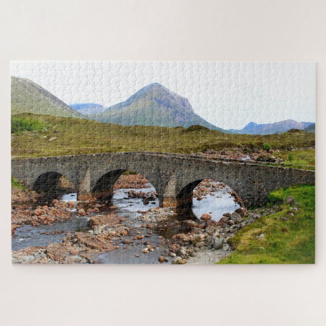 Quebra-cabeça Ponte Sligachan, ilha de Skye, Escócia (Horizontal)