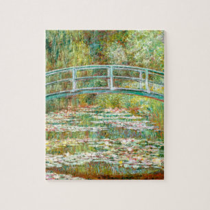 Quebra-cabeça Ponte sobre um lixão de água por Claude Monet