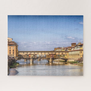 Quebra-cabeça Ponte Vecchio Em Florença, Itália