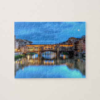 Quebra-cabeça Ponte vecchio em Florença, Itália